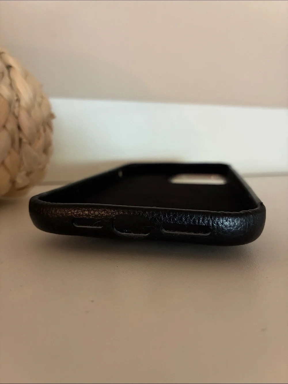 Prada Black Quilted Leather iPhone 13 Pro Max Case
